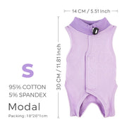 TUXTOOX Cat Recovery Suit, Soft Breathable Post-Surgery Onesie for Cats, Anti-Licking Wound Protective Clothing, Comfortable E-Collar Alternative with Toileting Opening for Spay Neuter Recovery