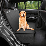 TUXTOOX Waterproof Dog Car Seat Cover for Back Seat, Anti-Scratch Pet Hammock with Side Flaps, Non-Slip Leakproof Protector with Safety Belt Opening, Universal Washable Car Interior Cover for Cars SUVs Trucks