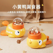 TUXTOOX Duck-Shaped Interactive Pet Treat Dispenser Puzzle Toy, Slow Feeder Anti-Bloat IQ Enrichment Toy, Durable Food-Grade Interactive Energy Burning Play Toy for Indoor Dogs and Cats