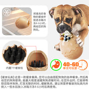 TUXTOOX Treat Dispensing Dog Chew Toy, Interactive Slow Feeder Puzzle Toy for Aggressive Chewers, Fillable Food Enrichment Toy for Mental Stimulation, Anxiety Relief & Healthy Digestion