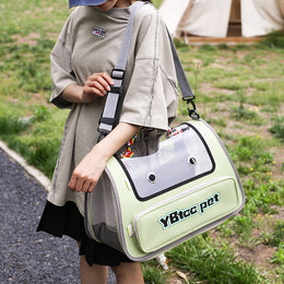 2026 New Transparent Pet Carrier Portable Pet Travel Bag – Stylish & Comfortable for Trips & Vet Visits