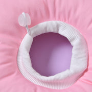 TUXTOOX Soft Cat Recovery Collar, Adjustable Lightweight Elizabethan Collar, Breathable Comfortable Protective Cone, Anti-Licking Wound Healing Collar for Post-Surgery Recovery for Cats & Small Pets Pink S/M/L/XL