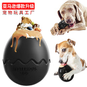 TUXTOOX Treat Dispensing Dog Chew Toy, Interactive Slow Feeder Puzzle Toy for Aggressive Chewers, Fillable Food Enrichment Toy for Mental Stimulation, Anxiety Relief & Healthy Digestion