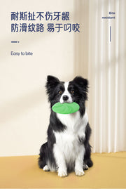 TUXTOOX Soft Rubber Dog Flying Disc, Floating Waterproof Frisbee Toy, Stable Flight Interactive Fetch Training Toy, Durable Safe Teeth-Friendly Outdoor Water Play Toy for Small Medium Large Dogs