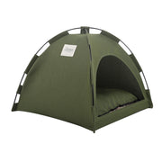 Cat Dog Bed Indoor/Outdoor Pet Tent Bed â€?Waterproof Portable Cat & Dog Tent for Cats & Small Dogs Breathable Waterproof Tent with Removable Cushion