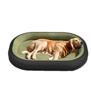 TUXTOOX Orthopedic Dog & Cat Bed with 4D Memory Foam, Thick 14cm Bolster Support Pet Bed, Breathable Cooling Skin-Friendly Plush Bed, Anti-Sagging & Machine Washable Deep Sleep Mattress for Small Medium Large Pets