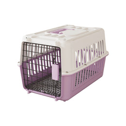 TUXTOOX Airline Approved Hard-Sided Pet Carrier, Breathable Ventilated Travel Crate with Metal Door & Secure Lock, Portable Anti-Impact Pet Kennel for Cats & Small Dogs