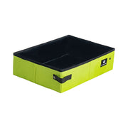 TUXTOOX Portable Foldable Cat Litter Box, Large Capacity Waterproof Travel Cat Toilet, 600D Leak-Proof Outdoor Litter Pan, Durable Easy-Clean Travel Cat Potty for Cats Up to 20 lbs