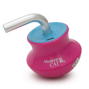 TUXTOOX Interactive Tumbler Laser Cat Toy, Automatic 360° Rotating Laser Pointer & Feather Wand, Smart Motion Sensing Auto-Off Self-Righting Cat Toy, USB Rechargeable Indoor Exercise Boredom Relief Toy for Cats