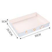 TUXTOOX Disposable Foldable Cat Litter Box, Thickened Waterproof Cardboard Cat Litter Tray, Large Capacity Portable Leak-Proof Cat Toilet, Odor Reduction Travel & Daily Temporary Litter Box for Indoor Cats（Random Pink or Blue）