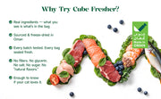 CUBE FRESHER Safa Chicken Freeze-Dried Cubes Cat & Dog Treat 50g