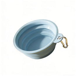 Collapsible Dog & Cat Bowl - Portable Outdoor Pet Feeding Bowl
