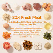 Cube Fresher Fresh Chicken & Goat Colostrum Cat Food 50g