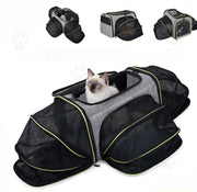 Pet Carriers Four Sides Expanded Dog Carriers Pet Car Travel Bag Expandable Pet Cat Puppy Dog Bag Slings Tote For Small Animals