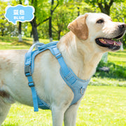 TUXTOOX Dog Harness with Mini Backpack, Waterproof Reflective Adjustable Pet Vest for Small Medium Large Dogs Outdoor Walking Hiking Travel