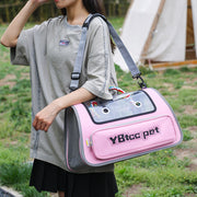 2026 New Transparent Pet Carrier Portable Pet Travel Bag – Stylish & Comfortable for Trips & Vet Visits