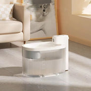 Cat Automatic Water Fountain Pet Silent Water and Electricity Separation Built in 2.5L Drinking Fountain Water Bowl
