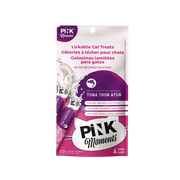 PINK Moments Lickable Cat Food Treat Tuna Chicken Salmon & Chicken 15g×4 | No Artificial Flavor No Gums High Digestibility Cat Snack