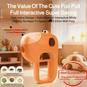 TUXTOOX Pet Freeze-Dried Food Launcher Interactive Treat Dispenser Boredom Relief Puzzle Toy for Dogs Cats No Battery Required