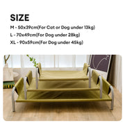 Heavy Duty Elevated Dog Bed –Strong, Cool & Comfortable Durable & Breathable for Cats Dogs  Indoor & Outdoor Use!