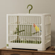 Portable Travel Bird Cage â€?Hanging Small Parrot Cage with Easy Clean Tray for  Lovebirds Budgies Parakeets