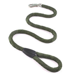 Comfortable Padded Handle Dog Leash – Thickened Nylon Leash with 360° Swivel Clip for Strong Medium & Large Dogs