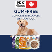 PINK 365 3 Flavors Canned Dog Food 400g | No Gums No Thickeners Prebiotics Dog Wet Food for Medium & Large Dogs