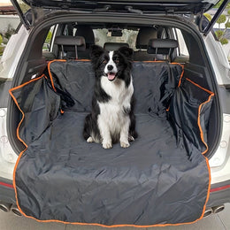 SUV Cargo Liner Auto Trunk Mat for Pets - Non-Slip, Scratch-Resistant, Easy-Clean Mat for SUVs and Cars, Pet Safety Mat