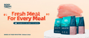 ROSY FRESH Baked Kitten Cat Food 1KG, 93.5% Animal Ingredients, Chicken & Duck Complete Nutrition for Kittens