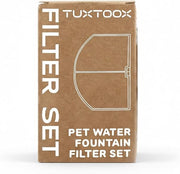 TUXTOOX Smart Cat Water Fountain, Wireless Pet Fountain for Drinking- 74.4oz/2.2L Battery Operated Quiet Pet Water Bowl Dispenser for Cats, Dogs, Multiple Pets