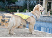 TUXTOOX Summer Dog Cooling Vest, UV Protection Reflective Evaporative Cooling Jacket, Lightweight Adjustable Breathable Pet Cooling Shirt for Small Medium Large Dogs Outdoor Walking Hiking