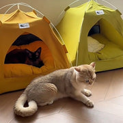 Cat Tent Kitten Tent Cave Nest Bed Portable Pet Cats Dogs Tents House for Little Dog Puppy Folding House with Soft Mat for Small Animals All Seasons Indoor and Outdoor Use