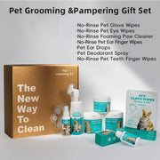 TUXTOOX Pet Eye Grooming Wipes, Gentle Tear Stain Remover Wipes for Dogs & Cats, Mild Non-Irritating Eye Cleaning Wipes, Lint-Free Pre-Moistened Pet Facial Wipes 100 Count
