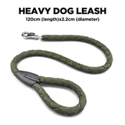 Comfortable Padded Handle Dog Leash â€?Thickened Nylon Leash with 360° Swivel Clip for Strong Medium & Large Dogs