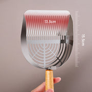 Stainless Steel Cat Litter Scoop â€?Durable Metal Litter Sifter with Wooden Handle Easy Clean & Hygienic