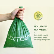 TUXTOOX Eco Plant-Based Biodegradable Dog Poop Bags | Lavender Scent Leakproof