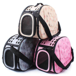 Dog Carrier Foldable Outdoor Travel Carrier Bags for Small Dog Puppy Cats Carrying Carrier Animal Pet Supplies