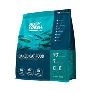 ROSY FRESH Baked All Life Stages Cat Food 2Kg, 93% Animal Ingredients, Chicken & Duck, No Grains No Legumes