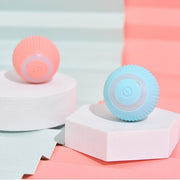 Smart Electric Dog Cat Toy Rechargeable Automatic Rotating Ball Cat Interactive Toys Waterproof LED Pet Toys