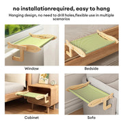 Cat Hanging Bed, Window-hung Bedside Cat Bed, Hammock, Windowsill Balcony Sunbathing Hanging Bed, Pet Stand