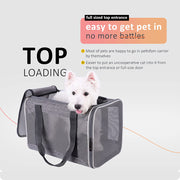 Top Load Pet Carrier for Large and Medium Cats Small Dogs Easy to get cat in Carry Storage, Clean and Escape Proof