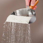 Stainless Steel Cat Litter Scoop â€?Durable Metal Litter Sifter with Wooden Handle Easy Clean & Hygienic