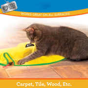 Interactive Cat Toy for Indoor Cats & Kittens Automatic Movements That Simulate Mouse Tail & Hunting Prey Self-Play Battery Powered for Physical & Mental Stimulation All Breeds