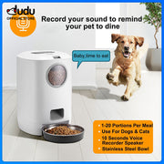 Smart Feeder Bowl for Dogs Cat Pet Feeder Device Intelligent Timing and Quantitative Feeding Machine 4.5L