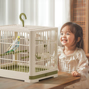 Portable Travel Bird Cage â€?Hanging Small Parrot Cage with Easy Clean Tray for  Lovebirds Budgies Parakeets