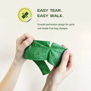 TUXTOOX Eco Plant-Based Biodegradable Dog Poop Bags | Lavender Scent Leakproof