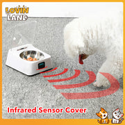 Automatic 5G Pet Feeder Intelligent Feeder Infrared Sensor Auto Open Cover Bowl Anti-Mouse Moisture-Proof Dog Cat Food Dispenser