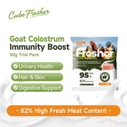 Cube Fresher Fresh Chicken & Goat Colostrum Cat Food 50g