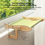 Cat Hanging Bed, Window-hung Bedside Cat Bed, Hammock, Windowsill Balcony Sunbathing Hanging Bed, Pet Stand