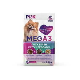 PINK MEGA 3 all life stage Dog food Duck & Fish Recipe 1.8kg